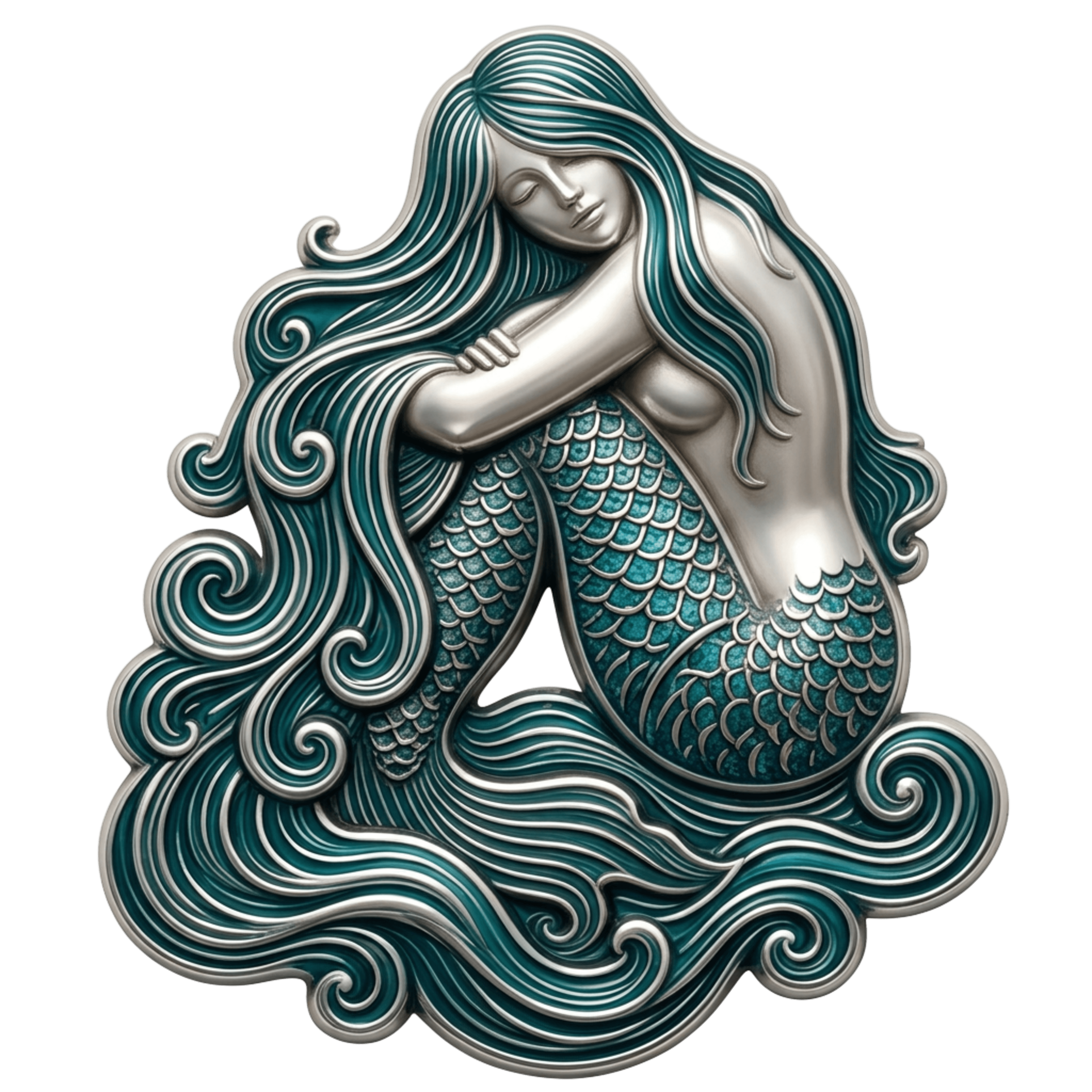Water Works Yacht Services mermaid logo