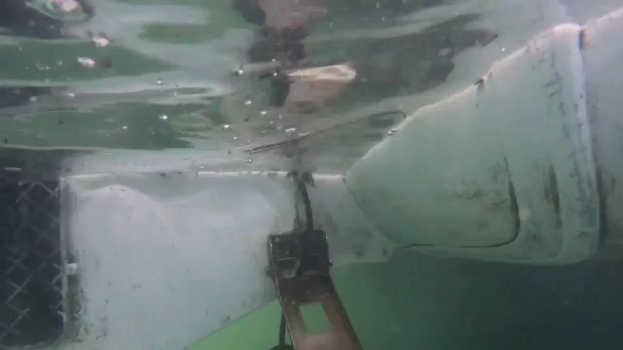 Transducer fell off — Water Works Yacht Services, Southern California
