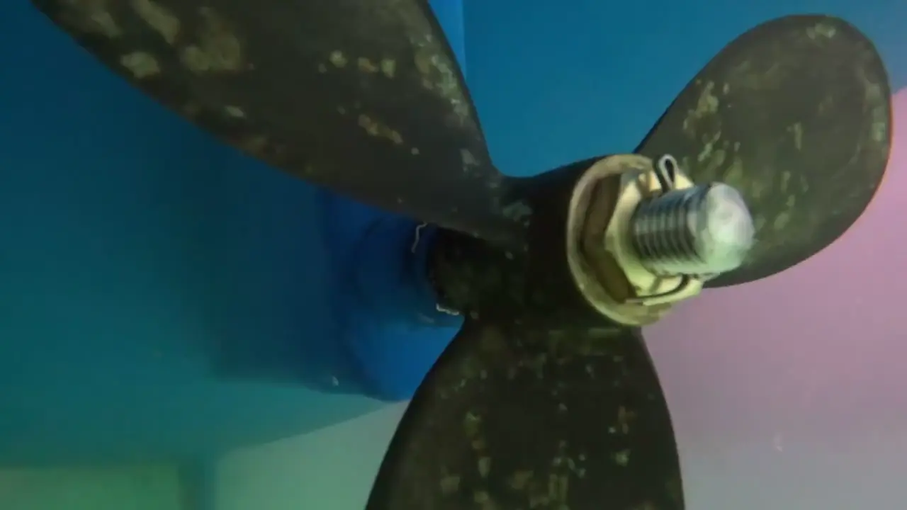 New prop nut — Water Works Yacht Services, Southern California